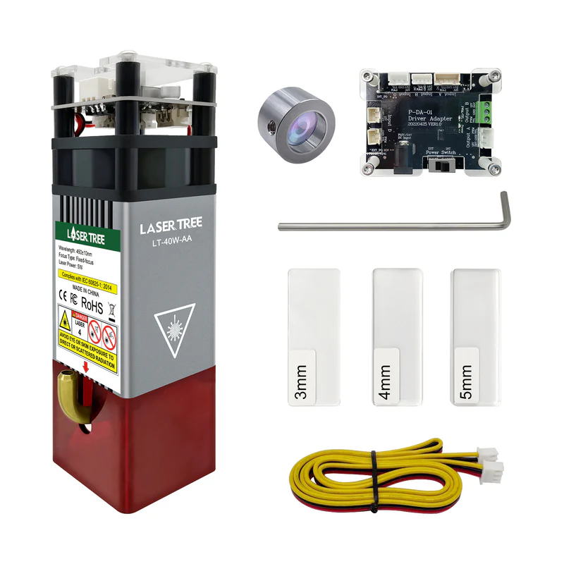 Laser Tree 40W Lazer Kazıyıcı ve Gravür Modülü - Görsel 2